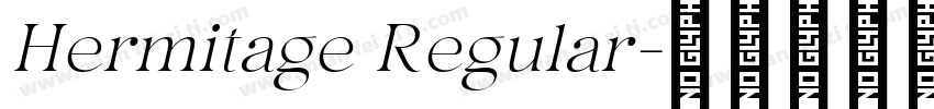 Hermitage Regular字体转换